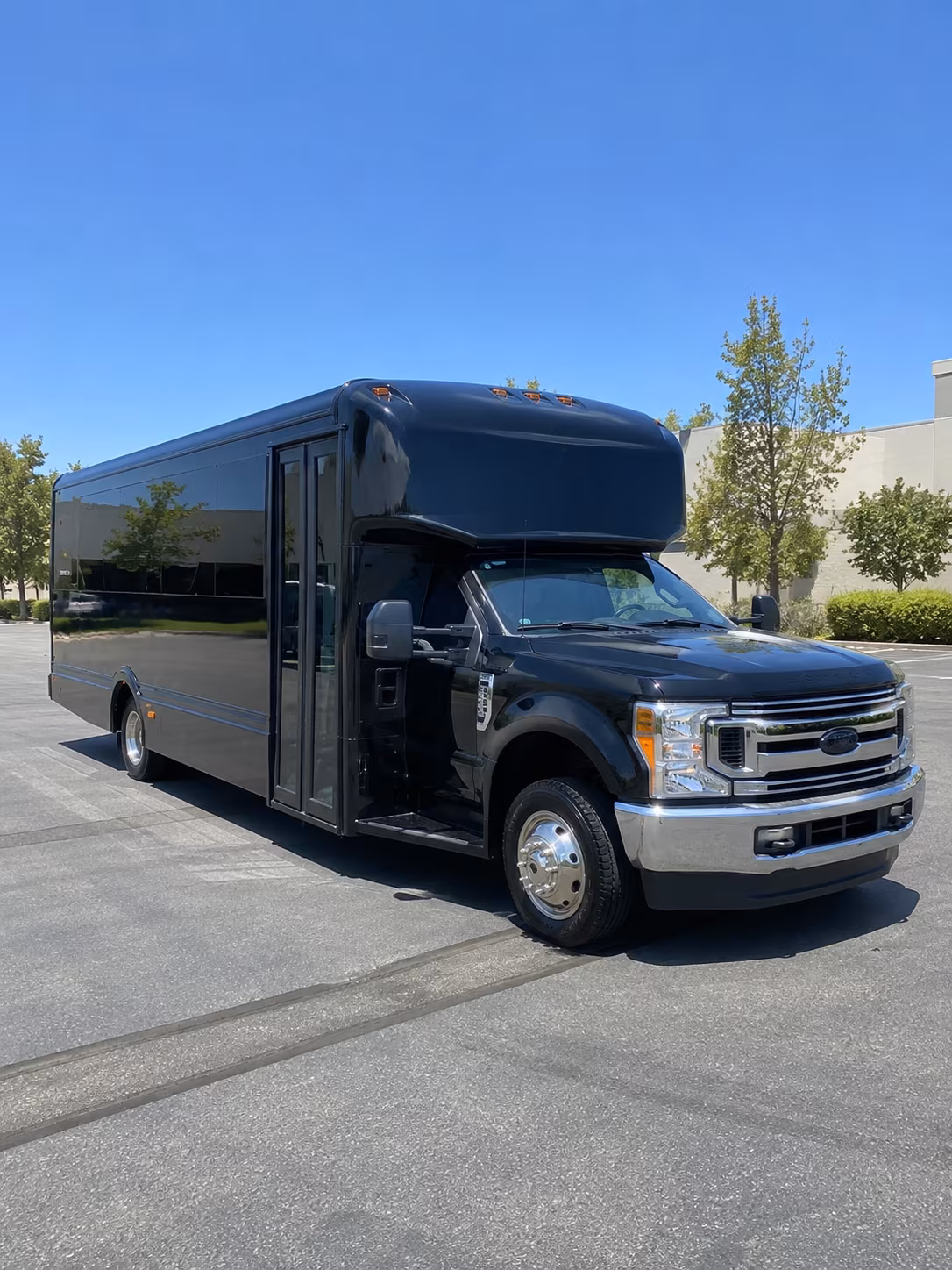 Passenger seating aboard a party bus rental serving West Covina