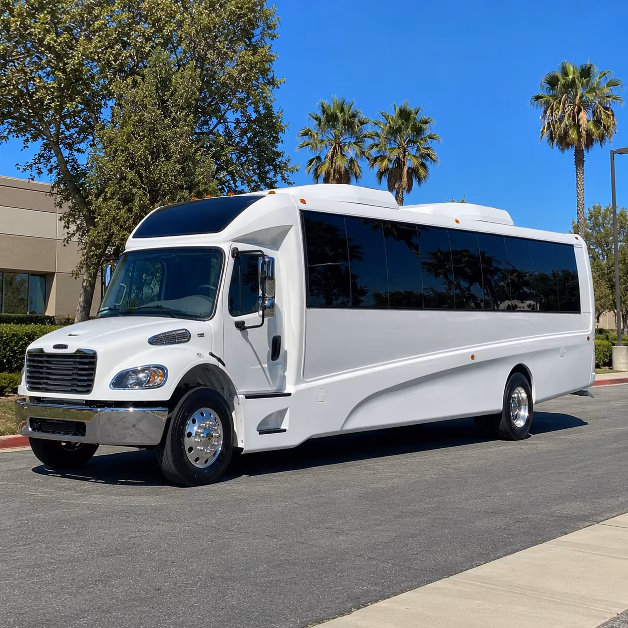 West Covina Airport Shuttle & Transportation party bus exterior