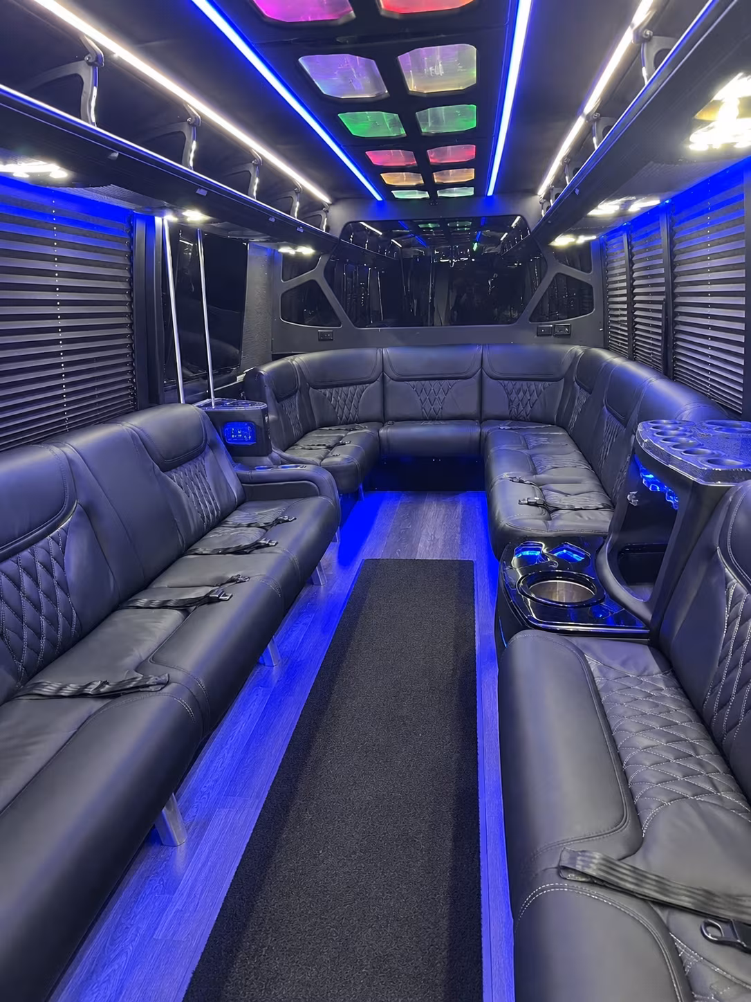 West Covina Bachelor & Bachelorette Transportation party bus exterior