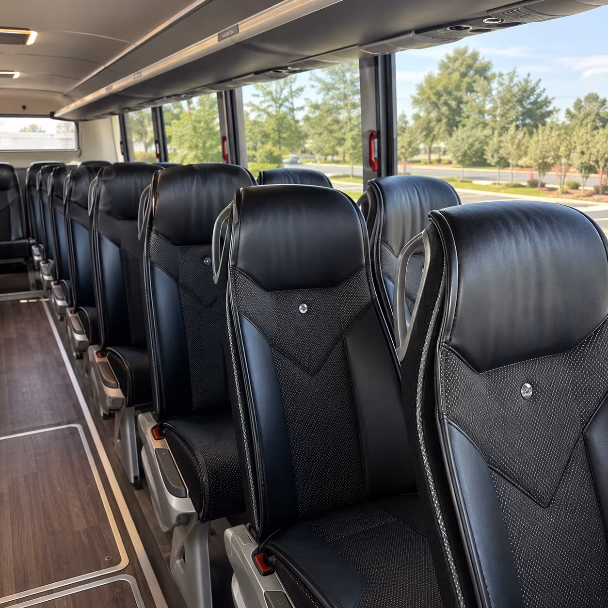 West Covina Corporate Transportation party bus exterior