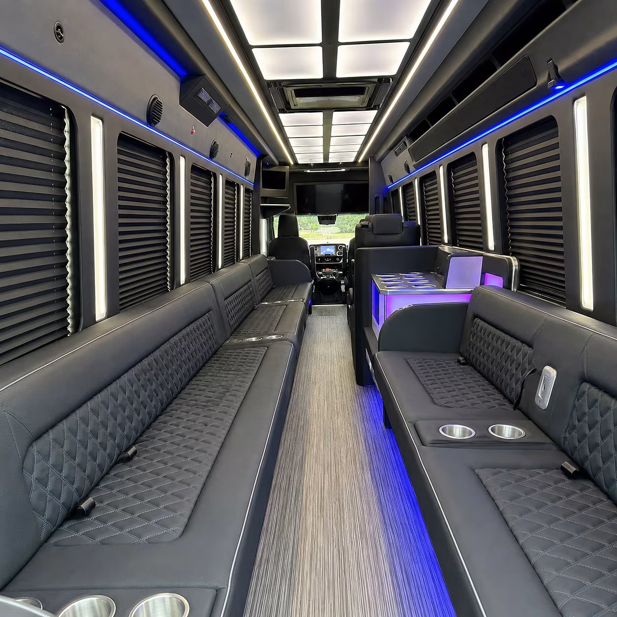 West Covina Prom & Homecoming Transportation onboard seating