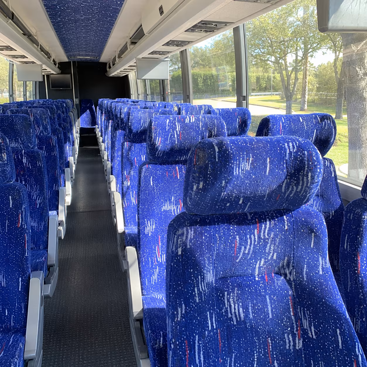 West Covina School Event Transportation party bus exterior