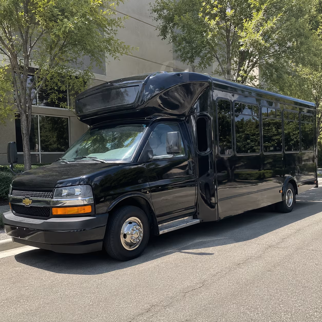 West Covina Sporting Event Transportation party bus exterior